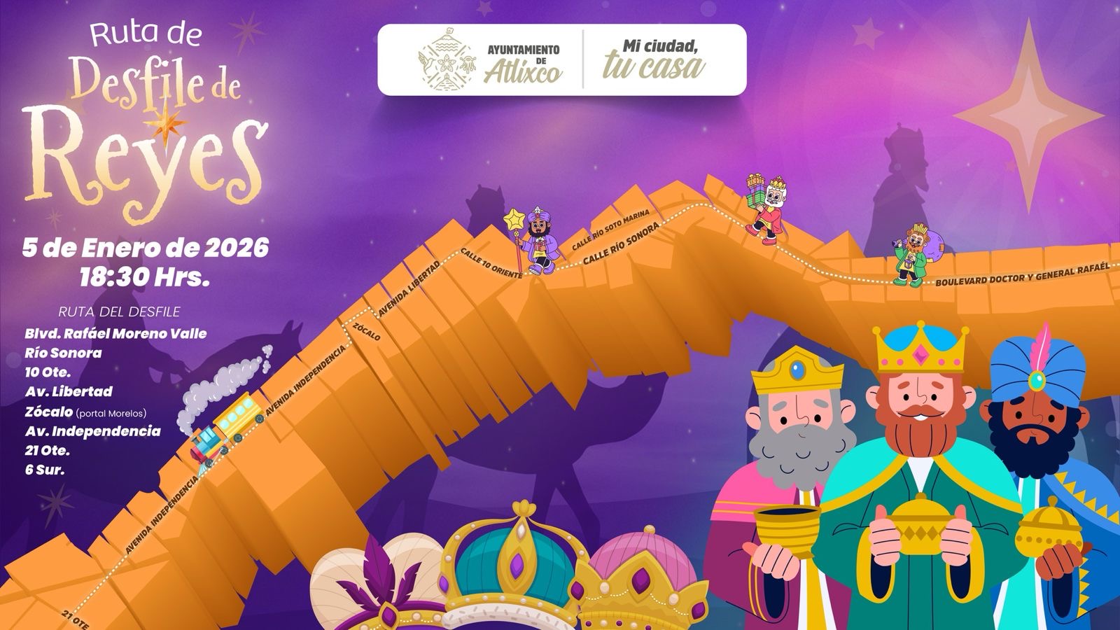 ARIADNA AYALA INVITA AL TRADICIONAL DESFILE DE REYES EN ATLIXCO